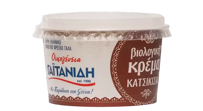 Κρέμα Κατσικίσια BIO 180gr 4%