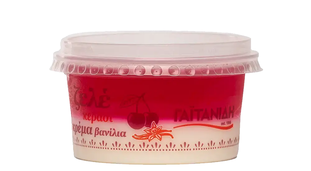 Κρέμα Βανίλια με Ζελέ Κεράσι 180gr 1,6%