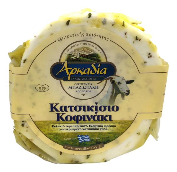Κοφινάκι Κατσικίσιο με λάδι και ρίγανη Αρκαδίας